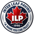 inter leaf paving logo vaughan, toronto concrete asphalt interlock