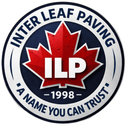 inter leaf paving logo vaughan, toronto concrete asphalt interlock